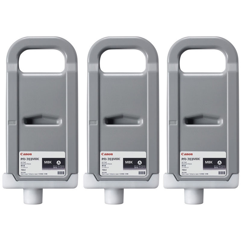 CARTOUCHE PFI 703 NOIRE MATE (x3) CARTOUCHE PFI 703 NOIRE MATE (x3)
