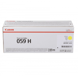 Image de CARTOUCHE 059 H JAUNE pour LBP 852Cx - 13 500p